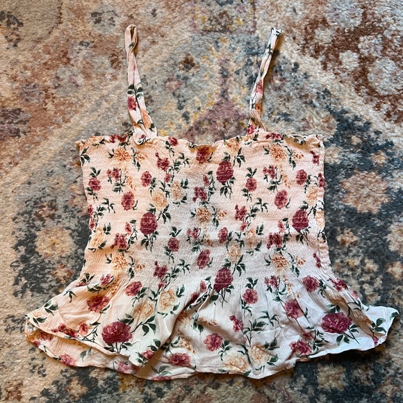 American Eagle Peplum Crop-Top - Picture 1 of 5